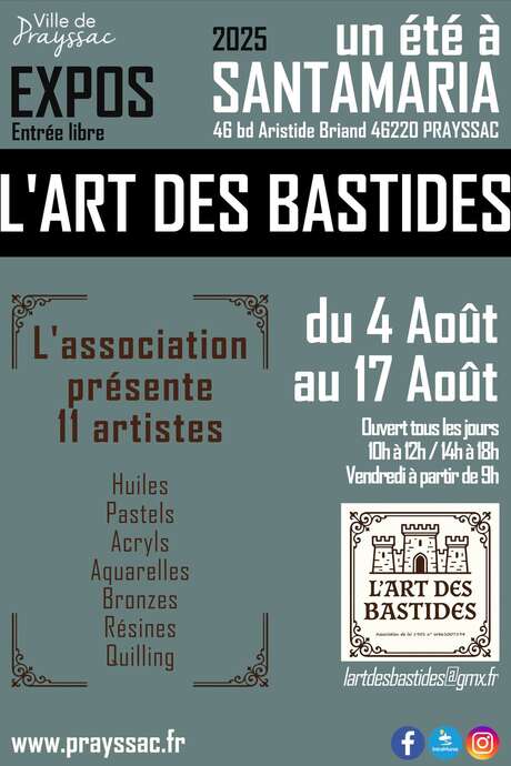 Exposition à Santamaria : L'art des Bastides