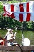 Course de barques traditionnelle en bois