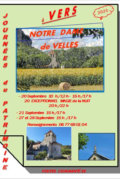 Visite commentée de la chapelle Notre-Dame de Velles