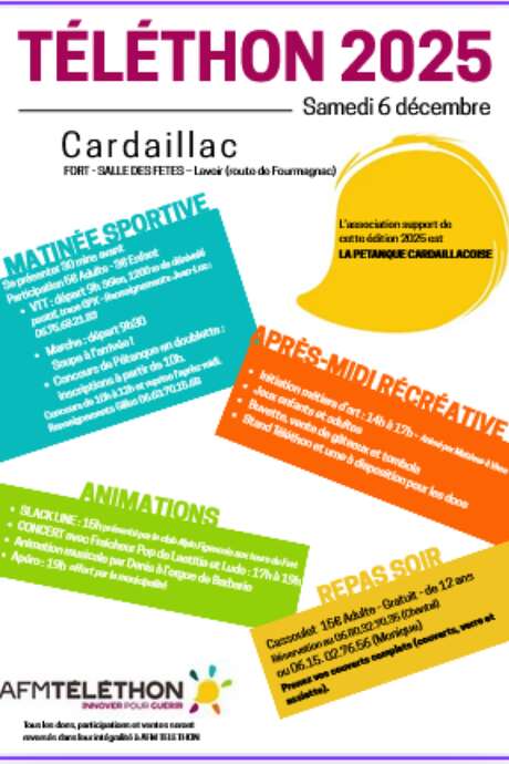 Téléthon à Cardaillac
