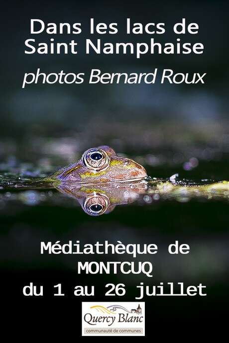 Dans les lacs de Saint Namphaise : exposition photos de l'artiste Bernard Roux