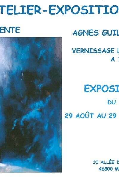 Exposition et vernissage de l'artiste Agnès Guillon