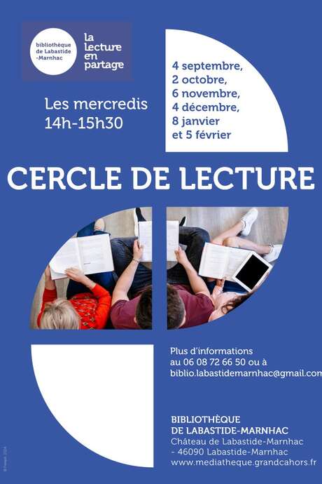 Cercle de lecture à la bibliothèque de Labastide-Marnhac