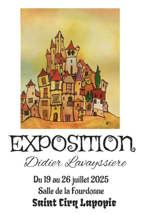 Exposition des peintures de Didier Lavayssière