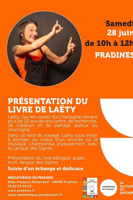 Présentation du livre de Laëty