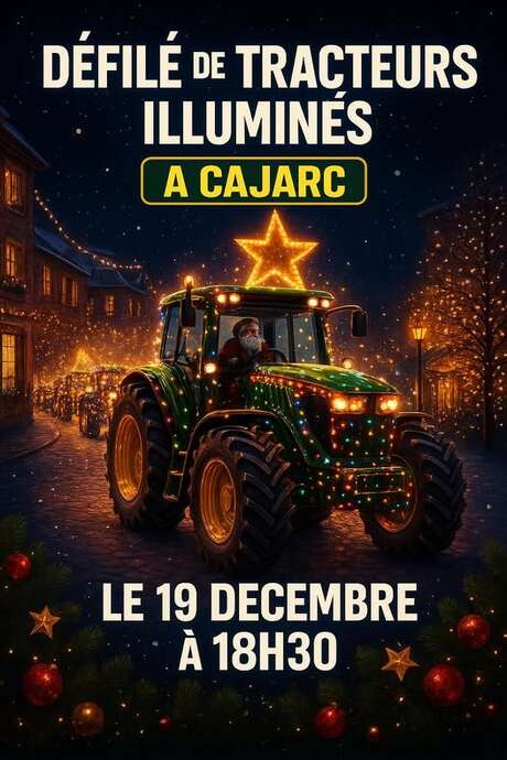 Parade de tracteurs et soirée festive à Cajarc