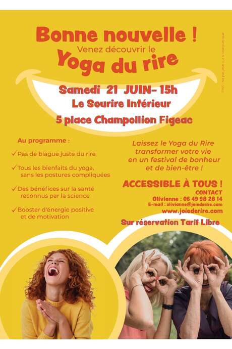 Yoga du rire à Figeac