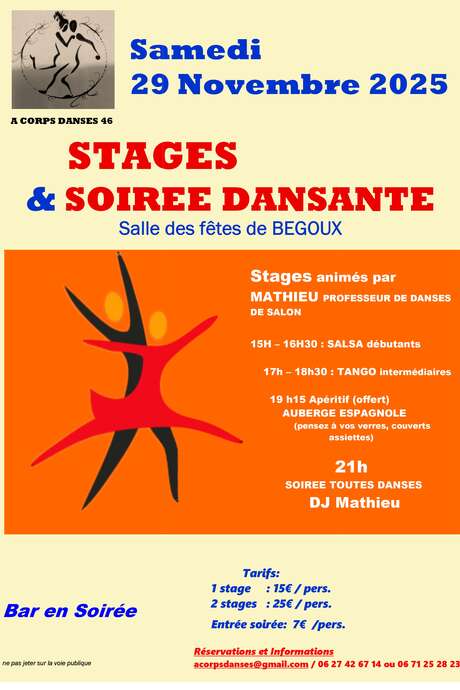 Stage de danse à Bégoux