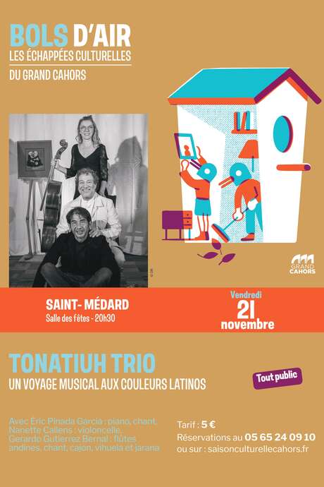 Concert : Tonatiuh trio