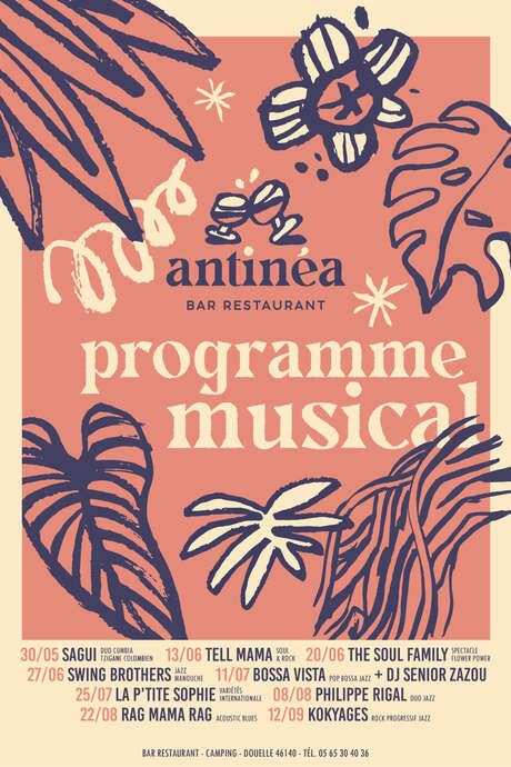 Concert à la guinguette d'Antinéa: La P'tite Sophie