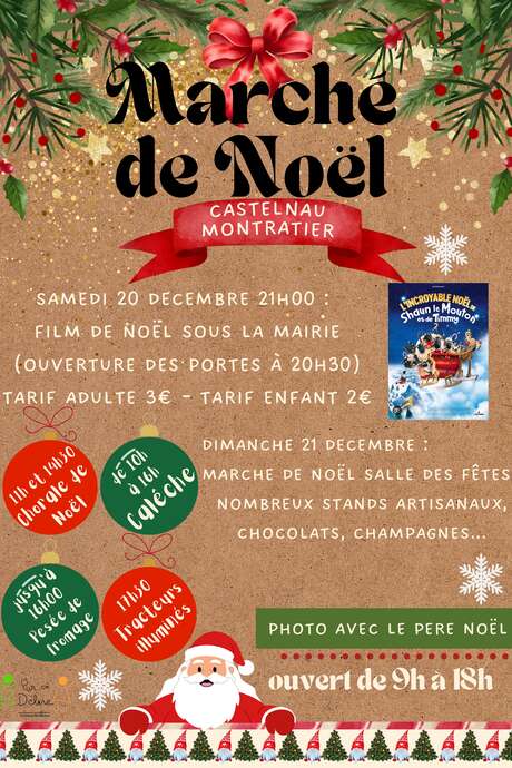Marché de Noël à Castelnau-Montratier