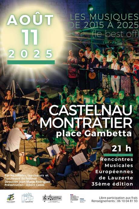 Concert des Rencontres Musicales Européennes à Castelnau-Montratier