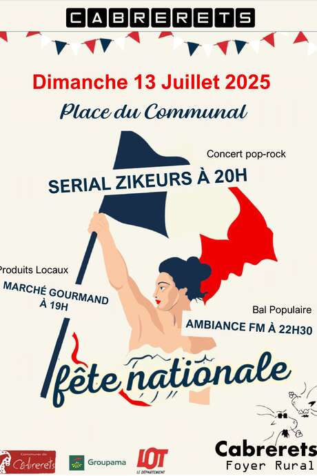 Fête nationale à Cabrerets