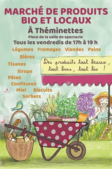 Marché de Producteurs Bio et locaux à Théminettes