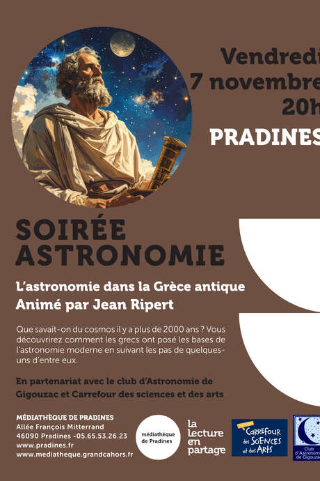 Conférence : L’astronomie dans la Grèce antique