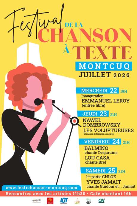 Festival de la Chanson à Texte de Montcuq : Soirée d'ouverture