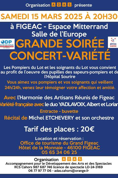 Grande Soirée Concert-Variété à Figeac