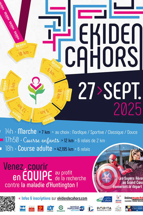 Ekiden de Cahors 2025 - Course