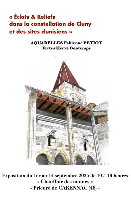 Exposition "Eclats et reliefs dans la constellation de Cluny et des sites clunisiens" de Fabienne Petiot