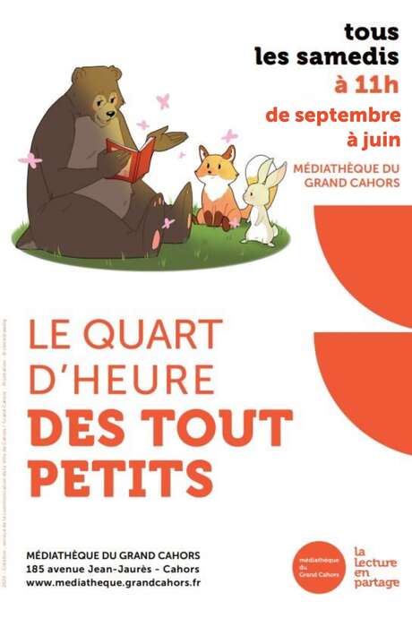 Le quart d'heure des tout-petits à la Médiathèque du Grand Cahors