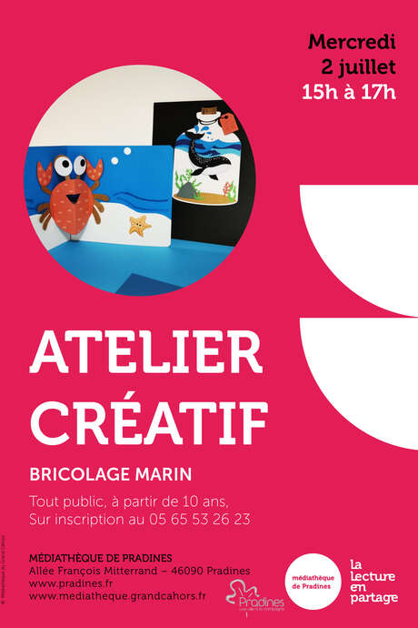 Atelier Créatif bricolage marin