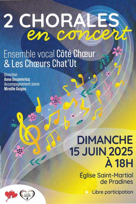 Concert des chorales Côté Chœur et Chat’Ut