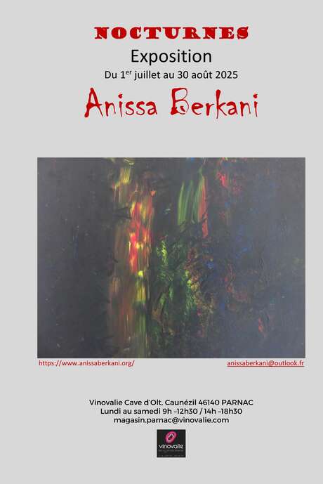Exposition à Vinovalie: Anissa Berkani "Nocturnes"