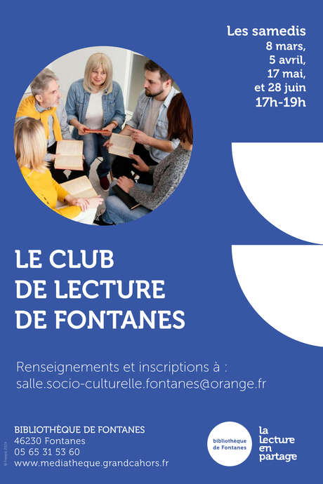 Club de lecture à la bibliothèque de Fontanes
