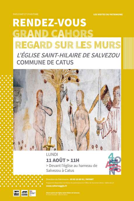 Regards sur les murs: l'église Saint-Hilaire de Salvezou (Catus)