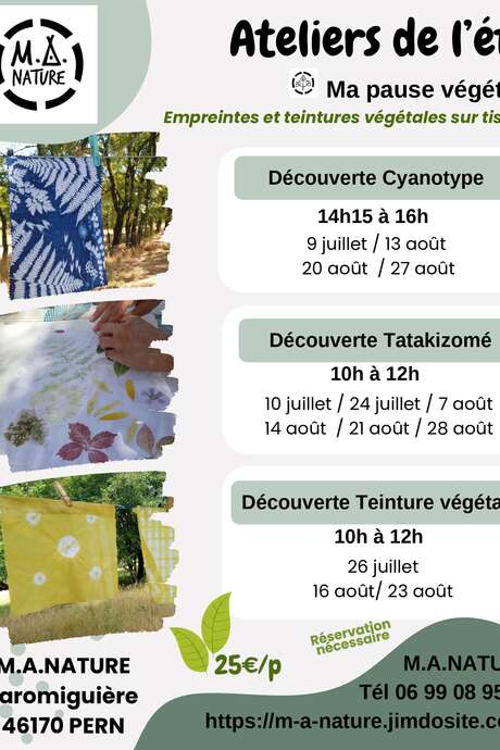 Atelier Découverte "Tatakizomé"