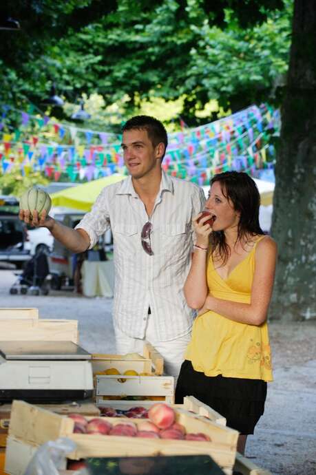 Marché à Marcilhac-sur-Célé