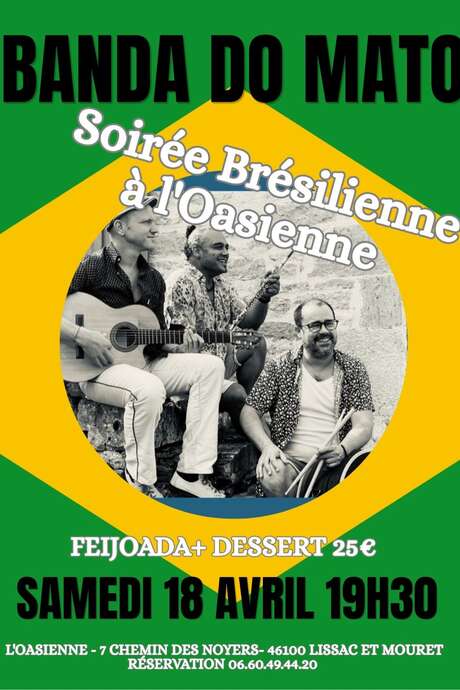 Banda do Mato à l’Oasienne de Lissac-et-Mouret