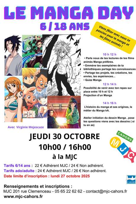 Le Manga Day - MJC Cahors