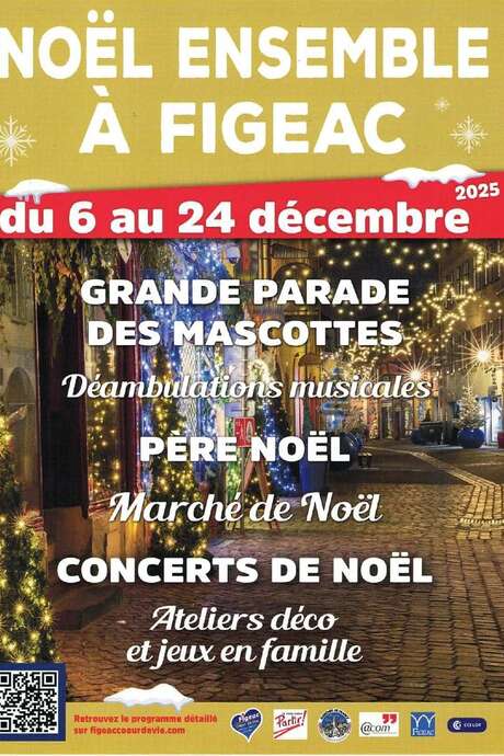 Marché de noël à Figeac