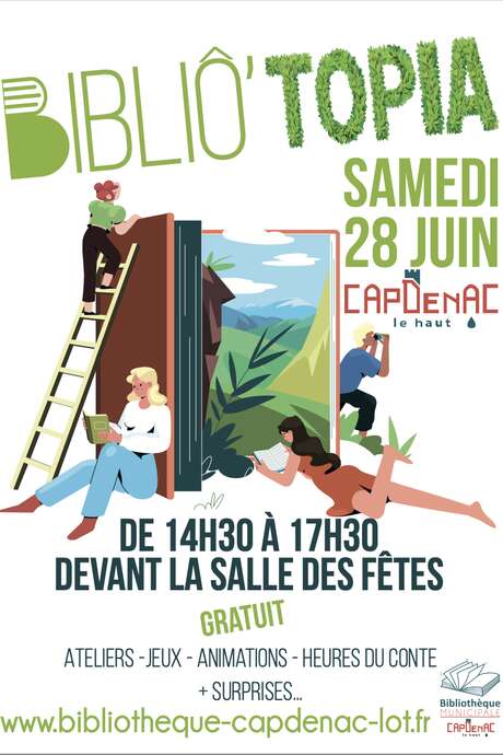 BibliÔ'Topia à la bibliothèque de Capdenac-Le-Haut