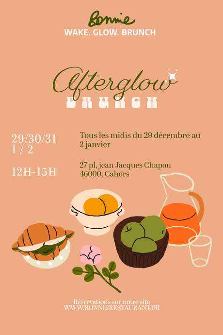 Menu de fêtes chez Bonnie Restaurant