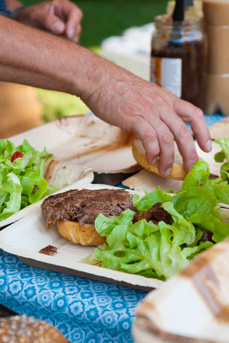 Marché gourmand à Cazals