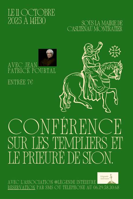 Conférence: Les Templiers et le Prieuré de Sion