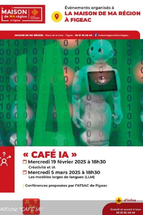 Conférence à Figeac : "Café IA, créativité et IA