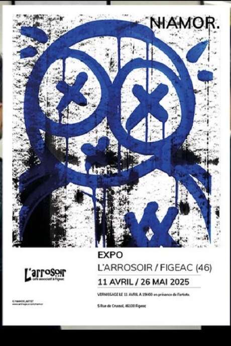 Exposition de Niamor à l'Arrosoir Figeac