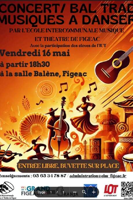 Concert Bal Trad à Figeac