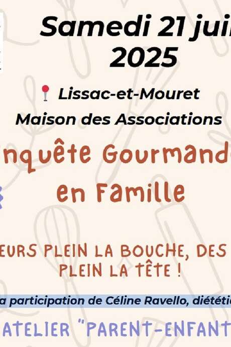 Atelier parents-enfants à Lissac et Mouret : Enquête gourmande en famille