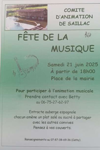 Fête de la musique à Saillac