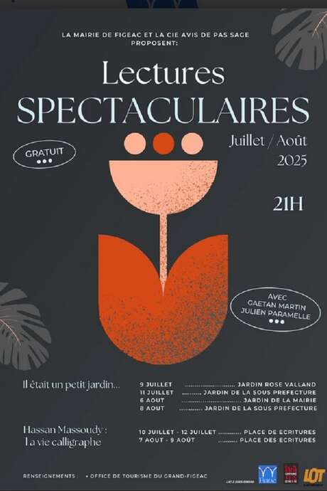 Les Lectures Spectaculaires  : "Il était un petit jardin..."
