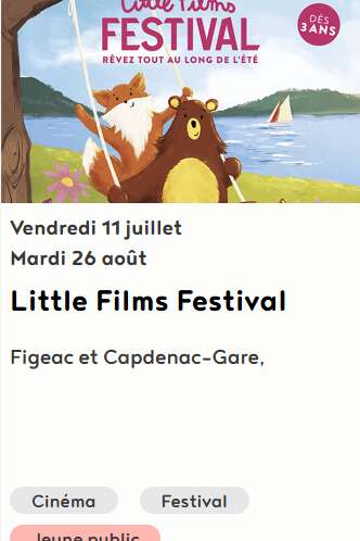 Cinéma enfants à Figeac : Little Films Festival