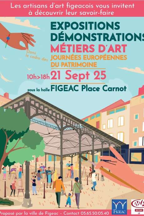 Journées du Patrimoine à Figeac : exposition des Métiers d'Art