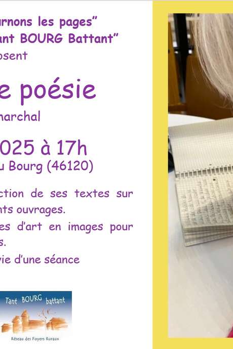 Soirée Instants de poésie à le Bourg