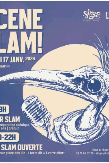 Scène ouverte et atelier Slam à Figeac !