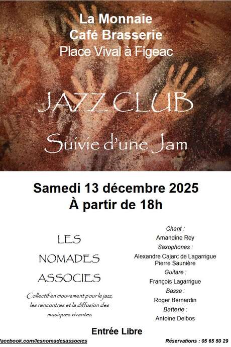 "Jazz Club" à La Monnaie  à Figeac