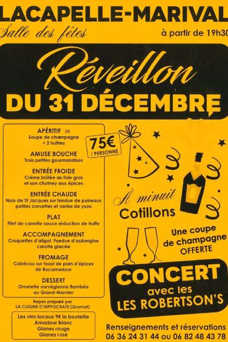 Réveillon de la Saint Sylvestre à Lacapelle-Marival